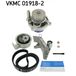 SKF Pompe à eau + kit de courroie crantée Vkmc 01918-2 Audi 06a 109 477 A