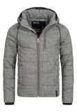 INDICODE JEANS Winterjas 'Circus' grijs gemêleerd