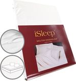 iSleep Molton Kussenslopen (2 Stuks) - 100% Katoen - Ritssluiting - 60x70 cm - Wit