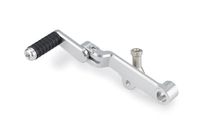 Puig 21779P Schakelhendel, sportief design, ergonomisch en individueel instelbaar, zilver