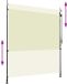 vidaXL Rolgordijn voor buiten 200x270 cm crème