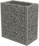 vidaXL Gabion plantenbak verhoogd 90x50x100 cm gegalvaniseerd staal