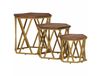 Maison Exclusive - Table basse, marron, 55 x 55 x 50 cm, manguier massif