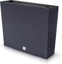 Prosperplast Rato Case Tower - Hoog Bloempot met inzet - Antraciet kleur