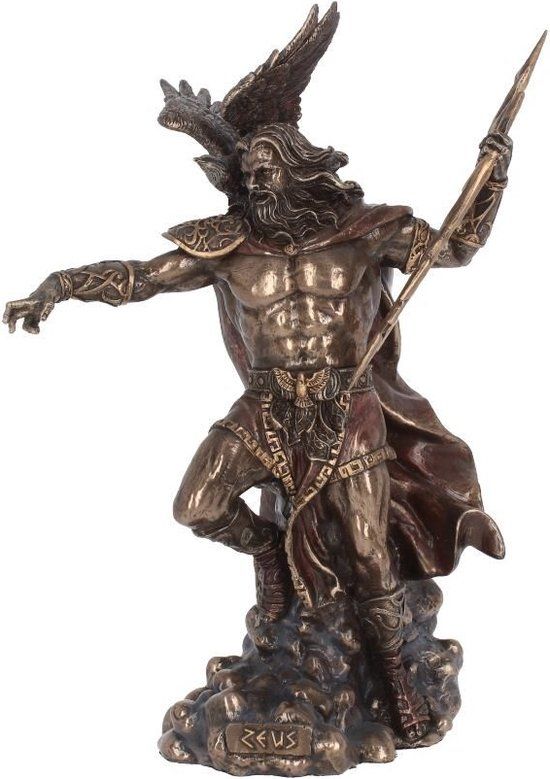 Nemesis Now Zeus Beeldje 36cm Brons