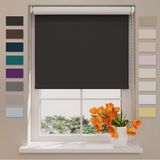 DTCH Rolgordijn Easy Verduisterend - Black - 220 x 190 cm