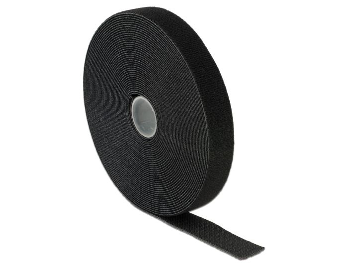 DeLOCK 18716 - Klittenband - Zwart - 20mm x 2,00cm