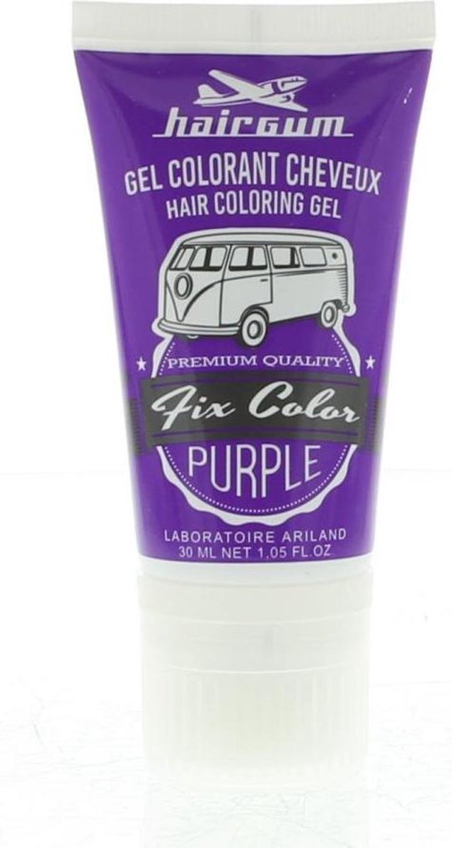 Hairgum Fix Color Hair Coloring Gel Purple Ref.022400221 30ml