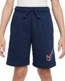 Nike Sportswear Junior Short Blauw Unisex Kinderen Polyester