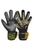 Reusch Attrakt Duo Finger Support keepershandschoenen zwart-goud maat 7.5