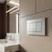 Rea - Cadre d'encastrement pour WC Slim 024n avec plaque de commande J Satin