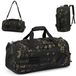 Solidchoice - Sac de voyage spacieux avec compartiment à chaussures et poche étanche - Motif camouflage