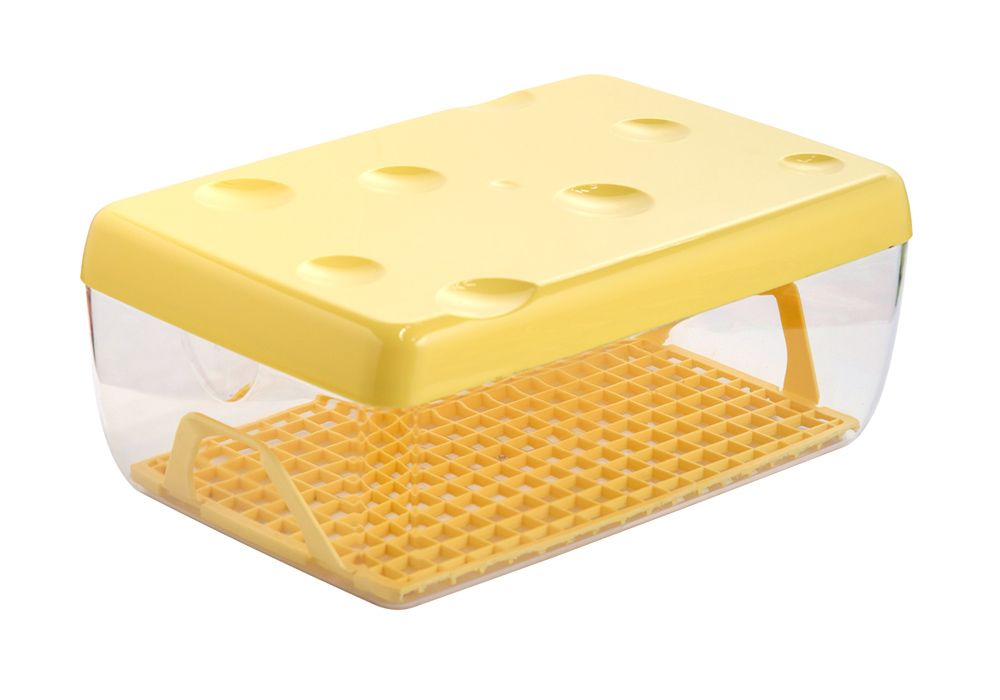 Snips 021396 - 3L Rectangular Food Storage Box - Transparent/Yellow