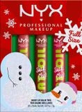 NYX Professional Make Up Holiday Fat Oil Slick Click Trio - Hydraterende Lipbalsem - Set van 3