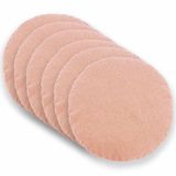 vidaXL Housse de coussin 6 pcs heerlen rose ø 50 cm bouclé