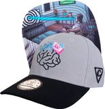 Capiche® Baseball Pet Heren – Brainwashed – Grijs & Zwart – Verstelbaar met Druksluiting