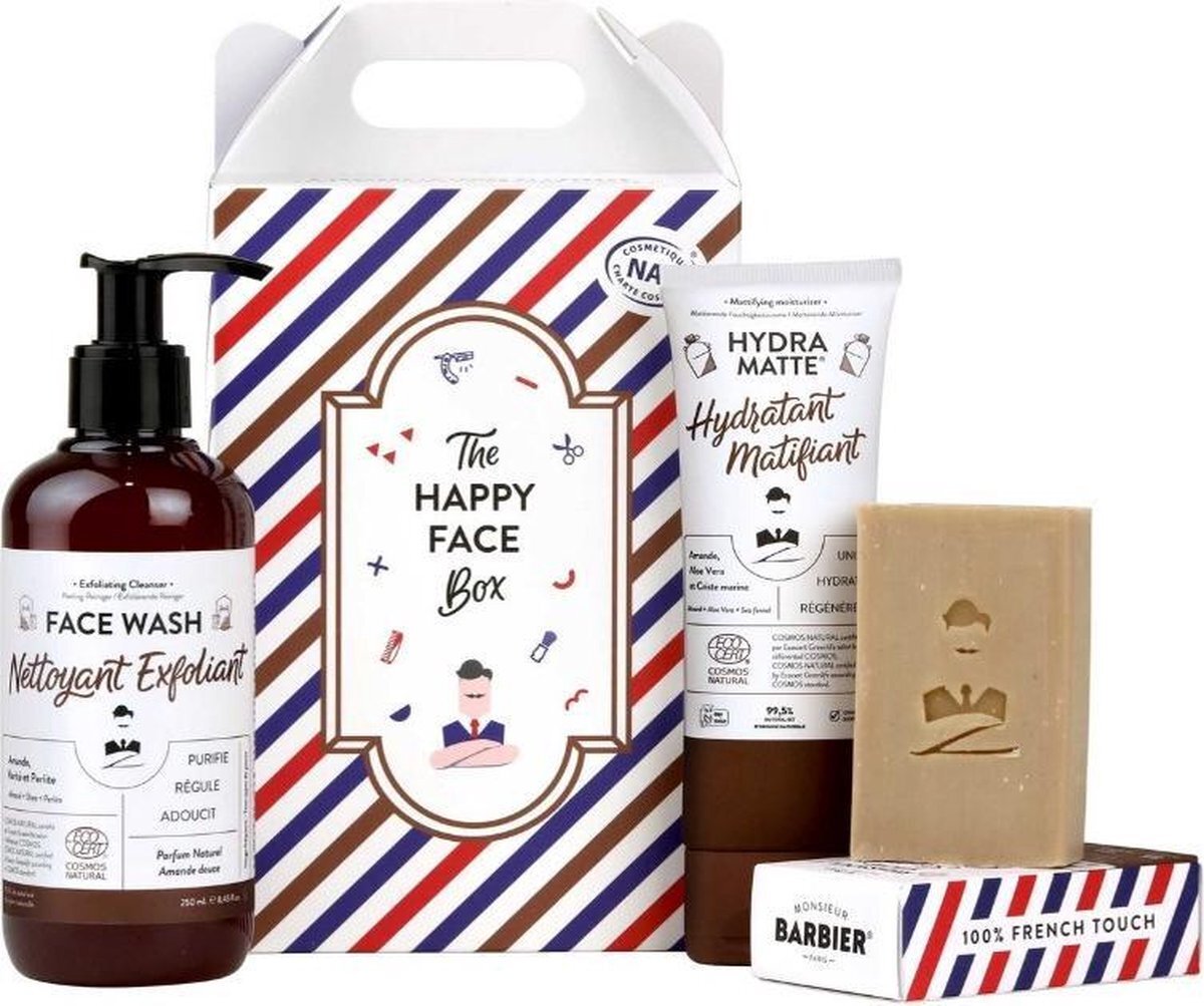 MONSIEUR BARBIER Face care gift box HAPPY FACE - Men gift