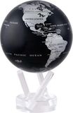 Mova globe à énergie solaire Ø 11,5 cm - Argent / noir métallisé (SBE)
