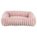 Trixie Hondenmand Lonni Hoekig Ribfluweel Roze 100x70 cm
