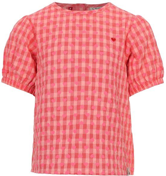 LOOXS Little Meisjes blouse 2611-7134-915 - Oranje - Maat 116