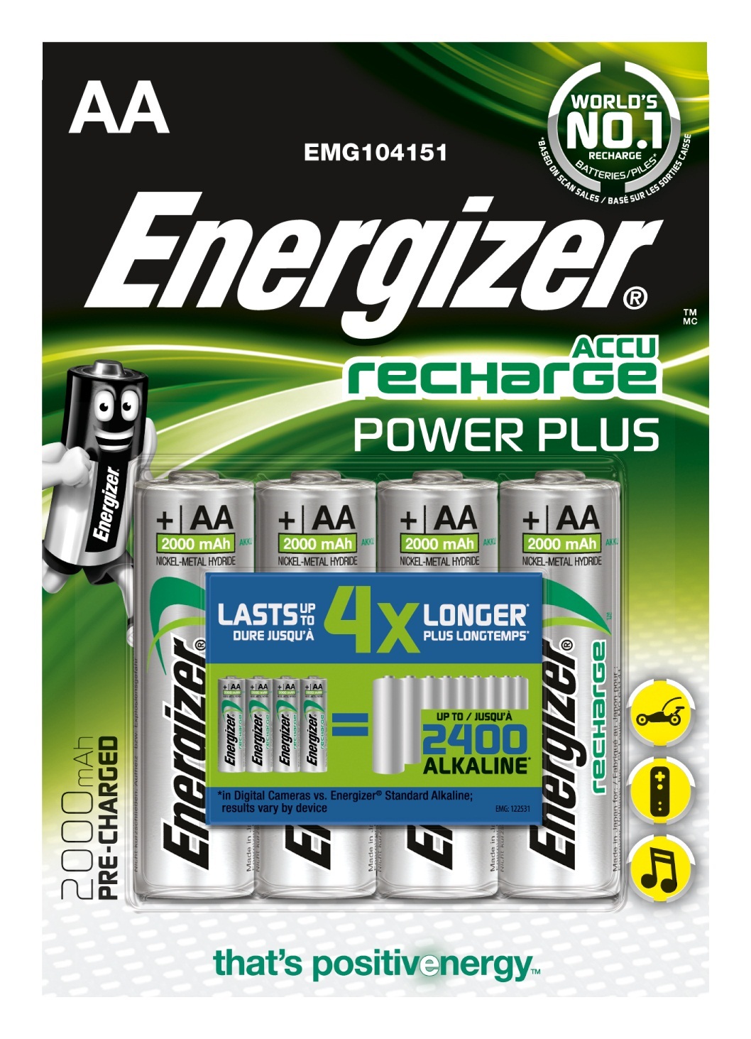 Energizer ENRAA2000P4