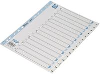ELBA Strong Line Tabbladen 1-15 A4 Wit PP 15 Stuks