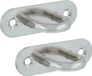 AMIG Oogplaat - 2x - 8 x 2.6cm - AISI 316 rvs - vastzetplaat - voor buiten
