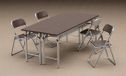 Hasegawa 1/12 Tisch und Stühle