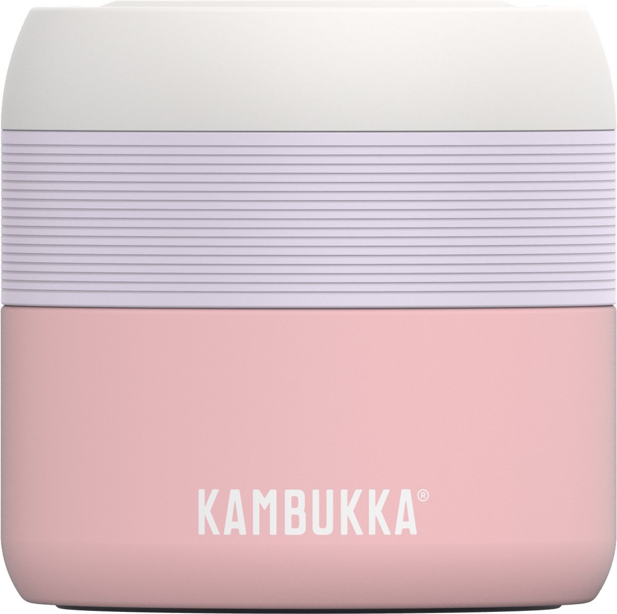 Kambukka Bora - Lunchbox - 400 ml - Voedselcontainer houdt 6 uur warm & 100 % Lekvrij - Baby Pink