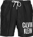 Calvin Klein Short de bain à cordon de serrage moyen homme noir M