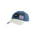 WE Fashion pet met patches - blauw/wit