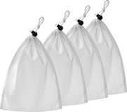 Sac de remplacement pour tête d'aspirateur de piscine - en maille de nylon fine - convient aux aspirateurs de piscine - compatible avec les collecteurs de feuilles, les aspirateurs de feuilles (30 x 23 cm)