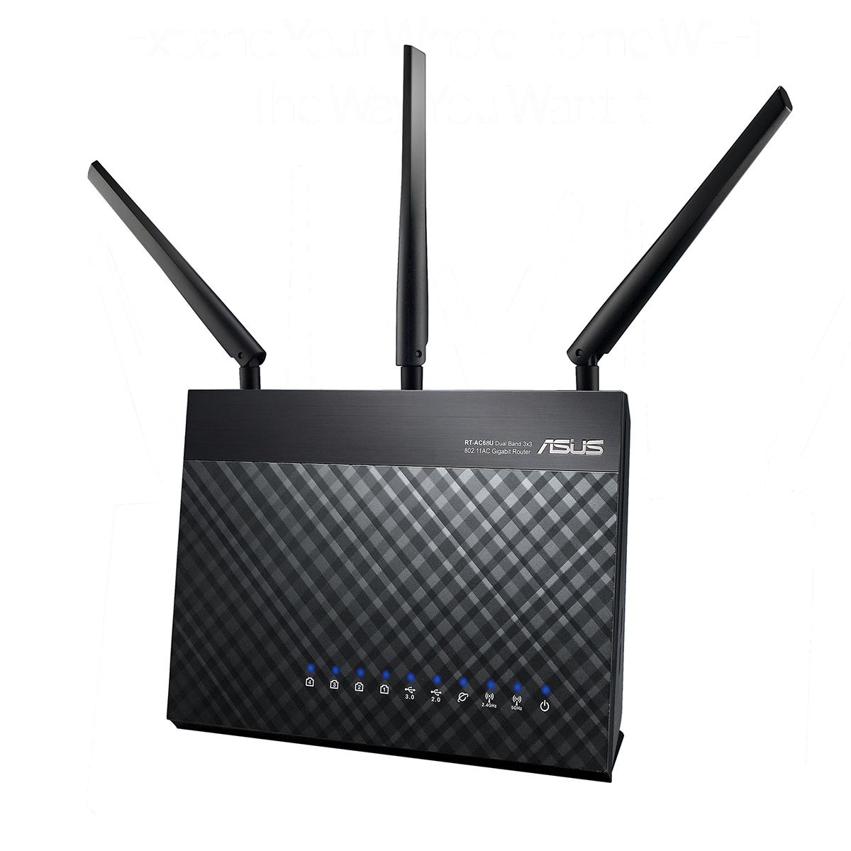 ASUS DSL-AC68U Draadloze Router - Zwart