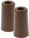 Benson Tampons de porte / Butées de porte - 2x - marron - caoutchouc - 75 x 40 mm