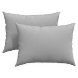 vidaXL - Zitkussens - 2 - st - Stof - Wolkgrijs - 70 - x - 50 - cm
