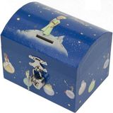Trousselier Le petite prince muziekdoos spaarpot Blauw