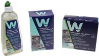 Wpro Vaatwasseronderhoudsset - 24 tabletten + glansmiddel (500 ml) + zout (1 kg) - C00950097