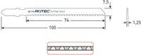 Rotec Decoupeerzaagblad DC170 / T101BF set 5 stuks