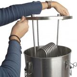 Brew Monk Spiraalkoeler voor vergistingsvat 30 l RVS