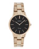 OOZOO Vintage series - rosé goudkleurige horloge met rosé goudkleurige roestvrijstalen armband - C20049 - Ø34