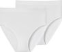Schiesser Slip Retro Classic Seamless Wit Dames 2-Pack