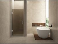 Wiesbaden Less Nisdeur - 900x2000x8mm - Nano Vintage Brons Glas - Mat Wit