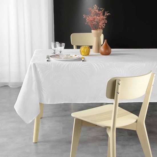 DOUCEUR D'INTERIEUR Geweven tafelkleed PLUMETTE, rechthoekig, 140 x 240 cm