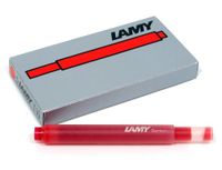 LAMY T10 inktpatronen - Rood - 5 stuks