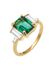 Elli PREMIUM Ring Dames - Kwarts & Topaas - 925 Sterling Zilver