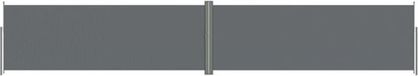 vidaXL Pare-vent rétractable 180x1000 cm anthracite