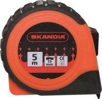 Skandia Rolmaat 5m Oranje/Zwart Kunststof