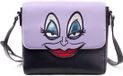 Difuzed Disney - Ariel De Kleine Zeemeermin Schoudertas - Ursula Croco - Zwart/Paars