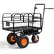 VEVOR Elektrische tuinwagen, 36 V, 432 Wh, 500 W, met rem, staal, belastbaar tot 226 kg, met modulaire laadplaat, veelzijdig inzetbaar, voor boerderij en binnenplaats, transport van voorwerpen