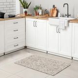 CREARREDA Absorberend en antislip badkamertapijt met opdruk 40 x 60 cm Made in Italy